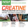 Muscle Feast Creapure Creatine Monohydrate Powder, Vegan Keto Gluten-Free, All Natural No Artificial Ingredients, Citrus Sunrise, 300g