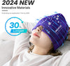 ONLYCARE Migraine Relief Cap, Upgraded Odorless Migraine Ice Head Wrap, Headache Relief Hat for Migraine, Headache Eyes Mask Gel ice Cold