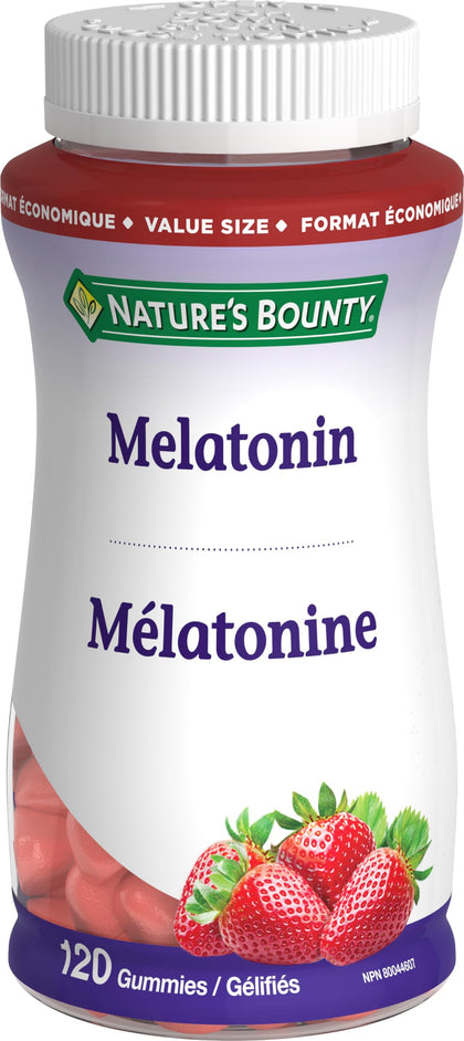 Nature's Bounty Melatonin Supplement 2.5mg, 120 Gummies