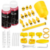 CHUMXINY Brake Bleed Kit for SHIMANO, TEKTRO Hydraulic Disc Brakes, Including High Performance Mineral Brake Fluid (120ml).