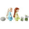 Frozen Disney Petite Anna & Elsa Dolls with Surprise Trolls Gift Set, Each Doll is Approximately 6 inches Tall - Includes 2 Troll Friends! Perfect for Any Fan!