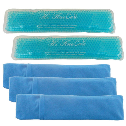 Perineal Cooling Pad, Postpartum Cold Packs Gel Bead Ice Pack Cold Therapy for Women After Pregnancy and Delivery, 2 Ice Pack and 3 Cover (Blue)