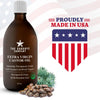 The Goodbye Company 100% Natural Virgin Castor Oil, USDA Certified Organic - For Skin, Hair Growth and Eyelashes (250 mL)