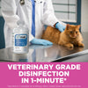 REScue One-Step Disinfectant Cleaner & Deodorizer Wipes for Vet Use - Cleaner for Kennels, Litter Boxes & More - 160-Wipes, 1 Canister (Pack of 1)