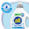 all Liquid Laundry Detergent, Free Clear for Sensitive Skin, Unscented and Hypoallergenic, 2X Concentrated, 110 Loads