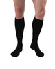 JOBST Relief Knee High Graduated Compression Socks, 30-40 mmHg - Comfortable Unisex Design - Closed Toe, Black, Large