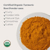 Starwest Botanicals Organic Turmeric Root Powder, 1 Pound Bulk