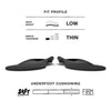 Superfeet All-Purpose Support Low Arch Insoles (Black) - Trim-To-Fit Orthotic Shoe Inserts for Thin, Tight Shoes - Professional Grade - 2.5-5 Men / 4.5-6 Women