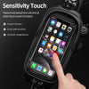 ROCKBROS Bike Phone Bag Waterproof Bike Bag Phone Mount EVA Hard Shell Bike Pouch with Rain Cover Compatible with iPhone 14/12/11 Pro XR XS Max Phones Below 6.8