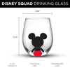 JoyJolt Disney Mickey Mouse Squad Collection Tumblers. 15oz Stemless Wine Glasses Set of 4 Stemless Drinking Glasses. Disney Gifts Stuff, Disney Wine Glass Mickey Mouse Cup Set