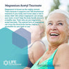 Life Extension Calm-Mag - Bioavailable Form of Magnesium Acetyl Taurinate Supplement for Relaxation and Stress Management - Gluten Free, Non-GMO, Vegetarian - 30 Capsules