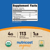 Nutricost Organic Shatavari Powder 1 LB - Certified USDA Organic, Non-GMO, Gluten Free, and Vegetarian Friendly