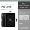 Zugu Case for 2021 iPad Mini 6 - Slim Protective Case - Apple Pencil Pocket - 5 ft. Drop Protection - Secure 7 Angle Magnetic Stand - Sleep/Wake Cover (Fits Model #'s A2567, A2568, A2569)