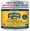 Amish Origins Arthritis Pain Relief Cream - 3.5 oz - Maximum Strength Deep Penetrating for Joint, Muscle, Knee, Back, Feet, Hand, Ankle, Aches, Neuropathy - 1 Pack