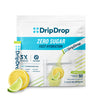 DripDrop Hydration - Zero Sugar Lemon Lime - Electrolyte Drink Mix Single Serve Hydration Powder Packets | Keto & Paleo Friendly | Non-GMO, Gluten Free, Vegan | 32 Sticks