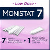 Monistat 7 Day Yeast Infection Treatment for Women, 7 Miconazole Cream Applications with Disposable Applicators, 1 Pack