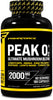 Primaforce Peak O2 Performance Mushroom Powered Oxygen Absorption Booster (180 Capsules) (2,000 mg Per Serving, 60 Servings) - Athletic Performance Supplement, Ultimate Mushroom Blend