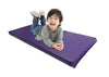 kindermat, rainbow designer mat, purple, 2-inch thick rest mat used - like new