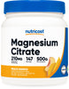 Nutricost Magnesium Citrate Powder (Peach Mango, 500 Gram)