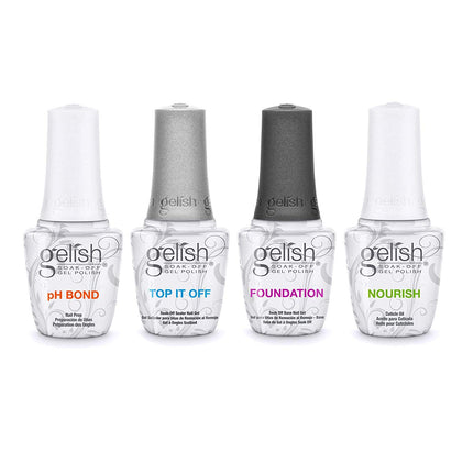 Gelish Fantastic Four Soak Off Gel Nail Polish Kit