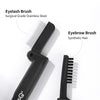 Eyelash Comb MSQ Eyelash Separator Folding Eyelash Comb Brow Brush Mascara Applicator Eyelash & Brow Definer Eyebrow & Lash Brush Eyebrow Grooming Tool