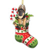 German Shepherd Christmas Tree Ornament - German Shepherd Dog Lovers Xmas Tree Topper Decoration - German Shepherd Dog Lovers Gifts