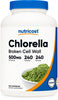 Nutricost Chlorella Capsules 500mg, 240 Vegetarian Capsules - Non-GMO and Gluten Free