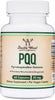 PQQ Supplement - 20mg, 60 Capsules (Pyrroloquinoline Quinone) Promotes Mitochondria ATP Coenzyme Levels, Energy Optimizer and Sleep Support (Non-GMO, Gluten Free, Vegan Safe) by Double Wood