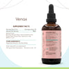 HerbEra Venax B120 Alcohol-Free Extract Tincture, Concentrated Liquid Drops: Butcher's Broom Root, Horse Chestnut Nut, Rosemary Leaf, Prickly Ash Bark, Bilberry Leaf, Grape Seed. Stone Root. 4 Oz