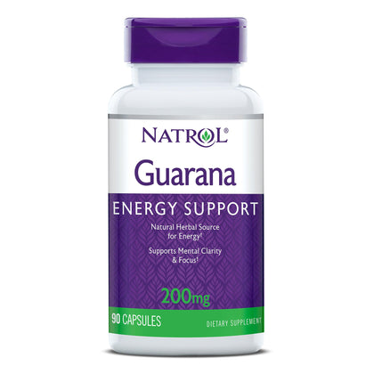 Natrol Guarana 200mg Capsules, 90-Count