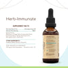 Herb-Immunate A60 Alcohol Extract Tincture, Elderberry,Ginger Root, Horseradish Root, Goldenseal Root, Echinacea Root. Wildcrafted: Turkey Tail Mushroom, OSHA Root. Immune Boost Blend 2 Fl Oz