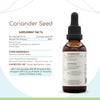 Coriander Seed B60 Alcohol-Free Herbal Extract Tincture, Super-Concentrated Dried Coriander Seed Dried Seed (2 fl oz)