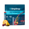 DripDrop Hydration - Fruit Punch - Electrolyte Drink Mix Single Serve Hydration Powder Packets | Non-GMO, Gluten Free, Vegan | 32 Sticks