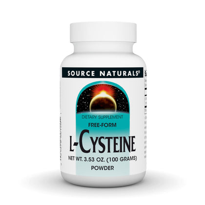 Source Naturals L-Cysteine Free-Form Powder - Amino Acid Supplement* - 100 Grams