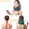 RUNZI Cervical Neck Traction Device Inflatable Neck Stretcher, Easy to Use for Chronic Neck and Shoulder Pain Relief Traction Spine Alignment, Neck Cervical Brace