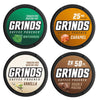 Grinds Coffee Pouches | Top 4 Flavors | Wintergreen, Caramel, Double Mocha, & Vanilla | 1 Pouch eq. 1/4 Cup of Coffee (Top 4 Flavors)