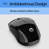 HP X3000 G2 Wireless Mouse - Ambidextrous 3-Button Control, & Scroll Wheel Multi-Surface Technology, 1600 DPI Optical Sensor Win, Chrome, Mac OS Up to 15-Month Battery Life (28Y30AA#ABA, Black)