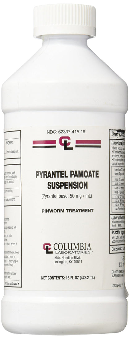 Pyrantel Pamoate Suspension 50 Mg 16 Oz Bottle by Generic