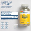 Solaray Calcium Citrate 1000mg, Chelated Calcium Supplement for Bone Strength, Healthy Teeth & Nerve, Muscle & Heart Function Support, Easy to Digest, 60-Day Guarantee, Vegan (240 Count (Pack of 1))