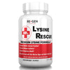 Re+Gen Nutrition Lysine Rescue, Amino Acid Supplement for Stronger Immune Health & Collagen Synthesis in Women & Men, Promotes Lips & Skin Health, Natural, Pure L-lysine, 90 Capsules, 45 Day Supply