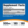 Nutricost L-Phenylalanine 500mg; 180 Capsules