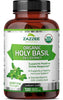 Zazzee USDA Organic Holy Basil 20:1 Extract, 6000 mg Strength, 2.5% Ursolic Acid, 120 Vegan Capsules, 4 Month Supply, Concentrated and Standardized 20X Tulsi Extract, 100% Certified Organic, Non-GMO