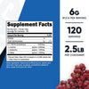 Nutricost BCAA Powder (Grape, 120 Servings) - Gluten Free, Non-GMO, Vegetarian, Optimal 2:1:1 Ratio