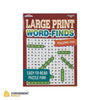 Word Search Puzzle Book Bundle (4-Pack Bundle) Easy-to-Read Large Print | 80 Challenging Searching Games Each | Men, Women, Adults, Seniors | Less Eye Fatigue & Strain