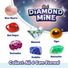 JA-RU Real Diamond Mine Gemstone Dig Kit (2 Packs) Mystery Rock, Minerals, and Gems for Kids | Break Your Own Geodes and a Chance to Get 1 Real Diamond | Party Favors for Kids Goodie Bags. 4630-2s