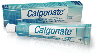 Calgonate 2.5% Calcium Gluconate Hydrofluoric Acid Neutralizing Gel 25G Tube - 1 Pack