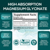 Magnesium Glycinate 425 mg with Calcium - Natural, High Absorption Magnesium Tablets Chelated for Muscle, Nerve, Bone & Heart Health Support - Non-GMO, Gluten Free, Vegan Supplement - 60 Tablets