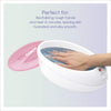 True Glow by Conair Paraffin Wax Machine for Hand and Feet - Paraffin Bath for Hands - Includes 1lb. Moisturizing Paraffin Wax - Pink