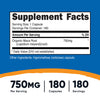 Nutricost Maca Root (Lepidium meyenii) 750mg, 180 Capsules, 180 Servings