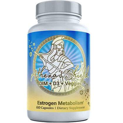 MENOLABS Athenas Shield | DIM Supplement + D3 with BioPerine for Women | Estrogen Balance | Hormonal Acne & Immune Support | Perimenopause & Menopause Hot Flash Relief 60 Count (Pack of 1)